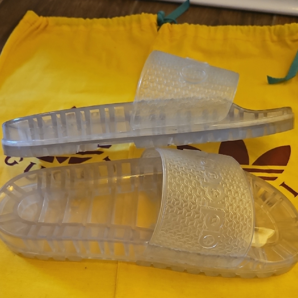 Very RARE, Gucci Transparent Slide Sandals - Picture 7 of 12